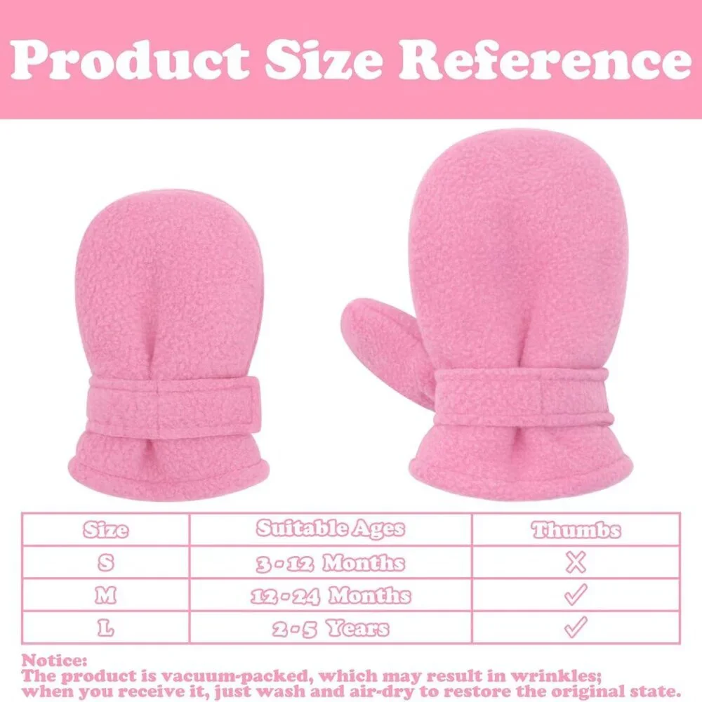 Baby Mittens Toddler Gloves Kids Winter Gloves Baby Girl Boy Winter Mittens Infa